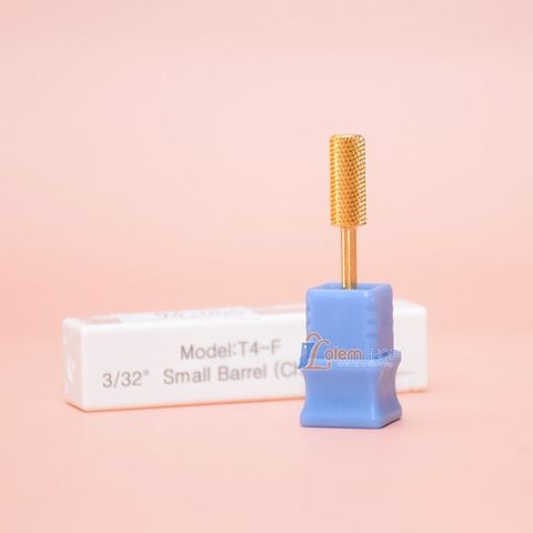 Đầu Mài Small Barrel (chamfer) Gold T4-F