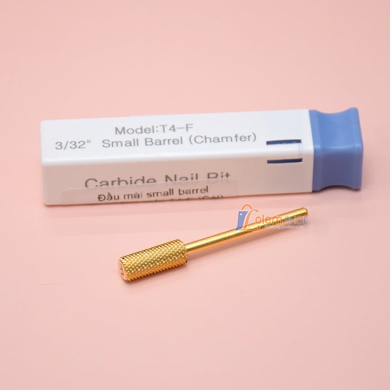 Đầu Mài Small Barrel (chamfer) Gold T4-F