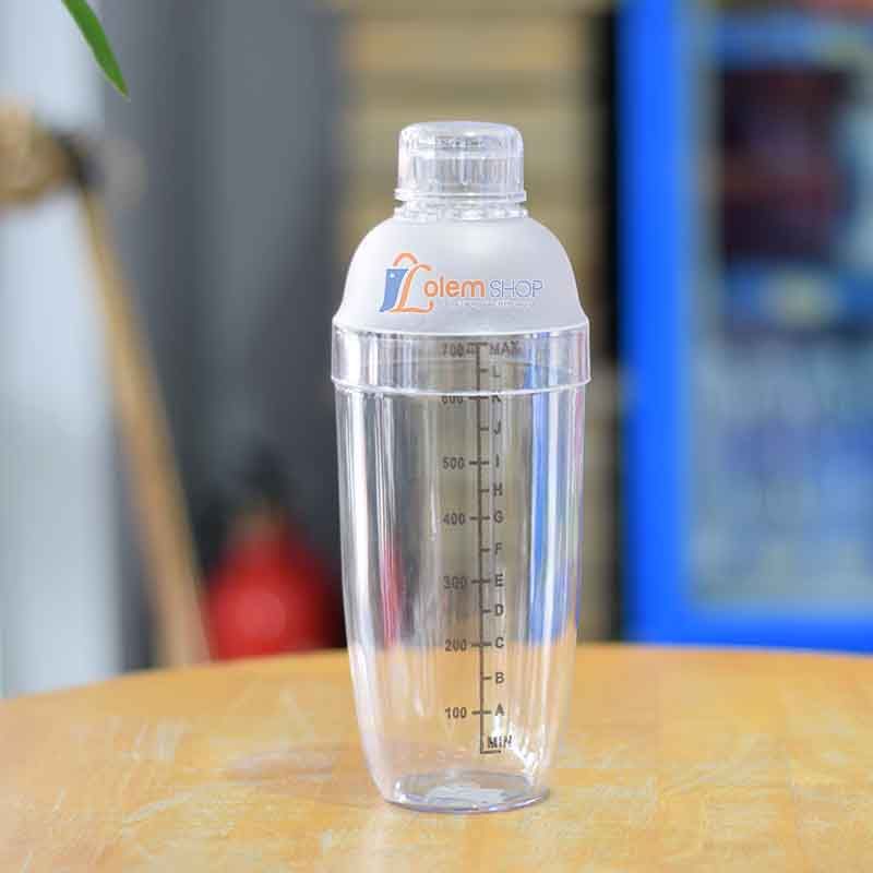 Bình Lắc Cocktail Shaker Nhựa Pha Chế Trà Sữa , Cocktail , Cafe 700ml