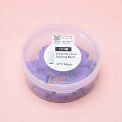 Hộp Ống Nhám Mini Tím, Dùng gắn đầu trục mài nail, Nhiều kích thước