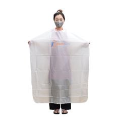Áo Choàng Cắt Tóc Màu Trắng