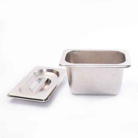 Khay Topping Inox Có Nắp