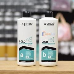 Uốn Lạnh X.pros Chai 1 Lít, Giúp tạo mái tóc uốn với lọn tóc xoăn đàn hồi cao, bồng bềnh