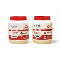 Bộ Duỗi Tóc X.pros Fiber 1000ml X 2 Bóng Đa Chiều Hương Thơm Diệu Kỳ