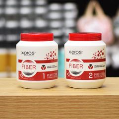 Bộ Duỗi Tóc X.pros Fiber 1000ml X 2 Bóng Đa Chiều Hương Thơm Diệu Kỳ