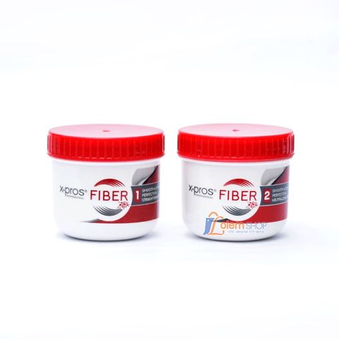 Bộ Duỗi Tóc X.pros Fiber 150ml X 2 Bóng Đa Chiều, Duỗi tóc thẳng mượt tự nhiên, sáng bóng và suôn mềm