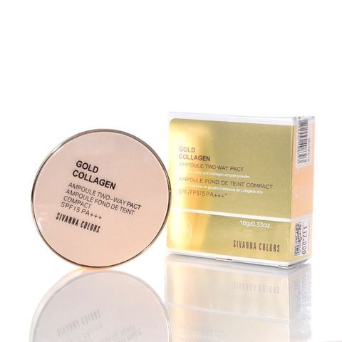 Phấn Phủ Sivanna Colors Gold Collagen 10g