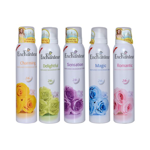 Xịt khử mùi hương nước hoa Enchanteur Perfumed Deodorant Spray 150ml new 2018