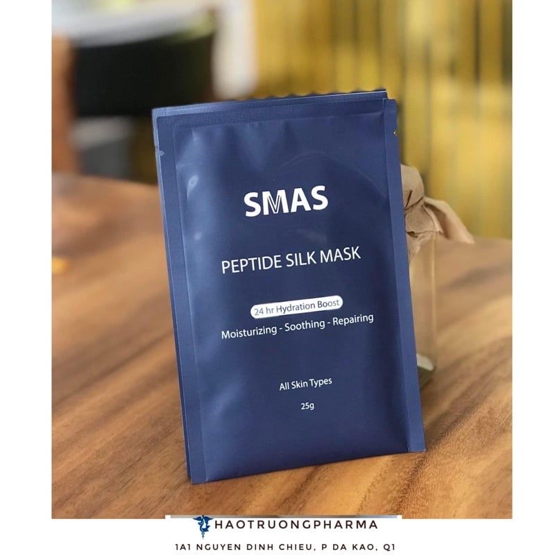 Mặt Nạ Smas Peptide Silk Mask 25g Dưỡng Và Phục Hồi Da