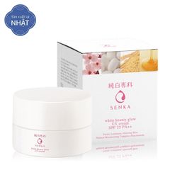 Kem Dưỡng Trắng Sáng Và Giảm Thâm Nám Ban Ngày Senka White Beauty UV Cream SPF 25 PA ++ - 50g