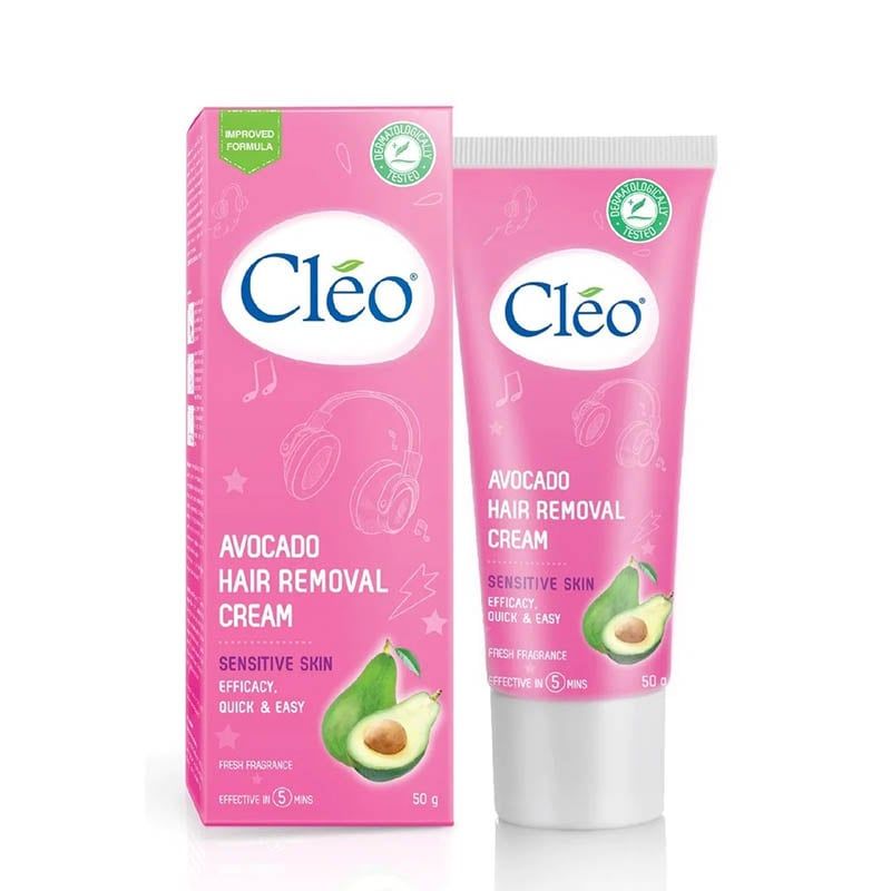 Kem Tẩy Lông Cleo Avocado Sensitive Skin 25G-50G