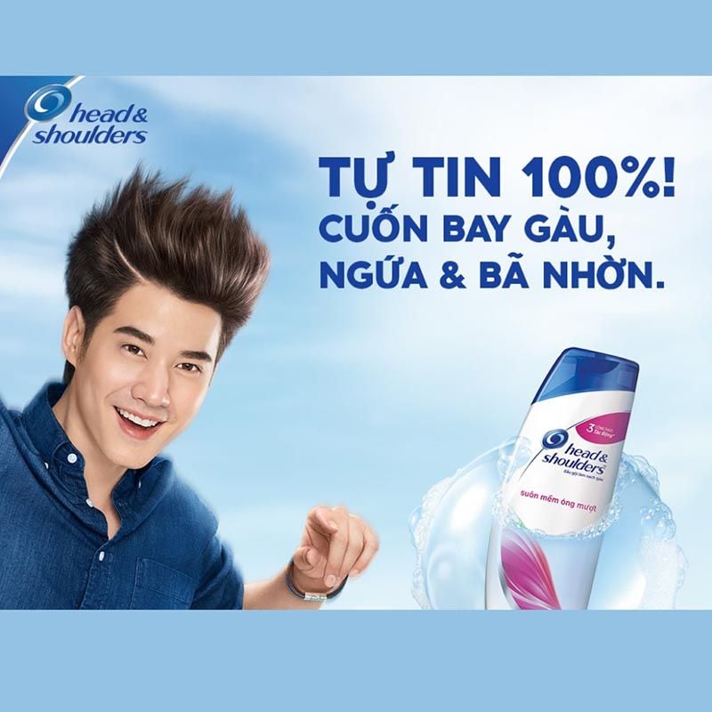 Dầu Gội Head & Shoulders 625ml Hồng Suôn Mềm óng Muợt (Cty)