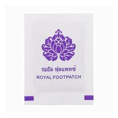 Miếng dán thải độc chân Gold Princess Royal Lavender Foot Patch 10 miếng
