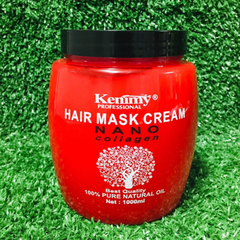 Hấp Dầu Kenimy Hair Mask 1000ml Nano Collagen Đỏ