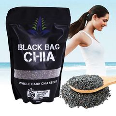 Hại chia Úc Black bag chia Whole Dark chia Seeds 500g