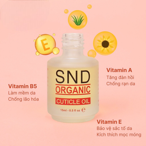 [Chính Hãng] Dầu Tháo Móng Up Snd 15ml, Dầu tháo móng up tiện lợi chứa nhiều tinh chất, không gây rát
