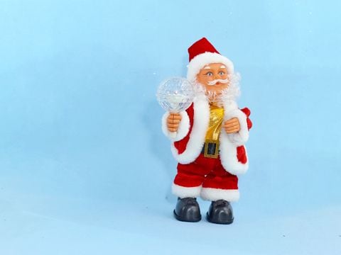 Đồ chơi ông già noel cầm đèn màu, nhảy điệu lắc mông - Quà tặng giáng sinh