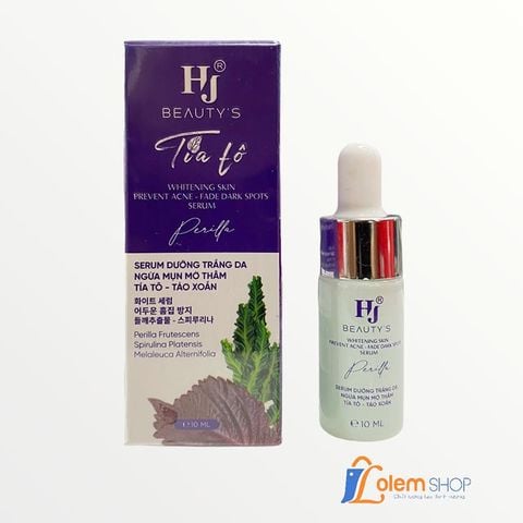 Serum Tía Tô HJ 15m Giảm Mụn, se khít lổ chân lông