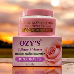 Kem Dưỡng Body Bảo Ngọc Lan Ozy's 150g Pink Roses,  Làm trắng da, mềm mịn da, giữ ẩm cho da