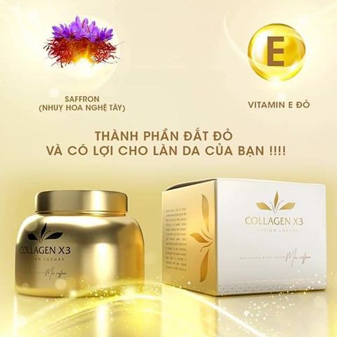 Kem Dưỡng Body Collagen X3 Luxury Spf45+ 250g ĐA
