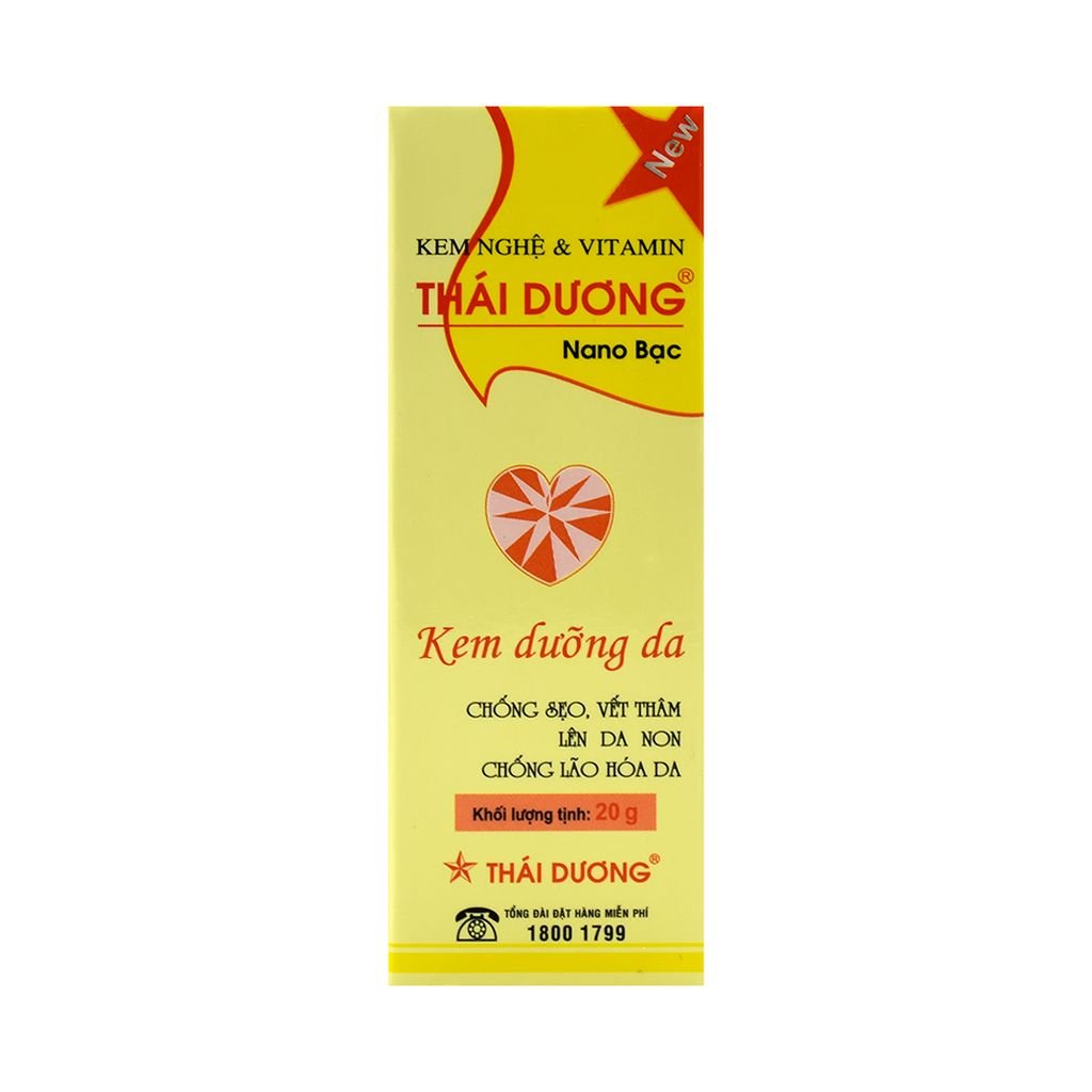 Kem nghệ & Vitamin Thái Dương Nano Bạc 20g