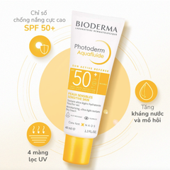 Kem Chống Nắng Bioderma Aquafluide Spf50+ 40ml Da Nhạy Cảm