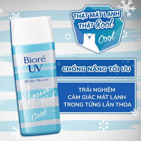 Kem Chống Nắng Bioré 90ml Dạng Gel Màng Nước Mát Lạnh Spf50