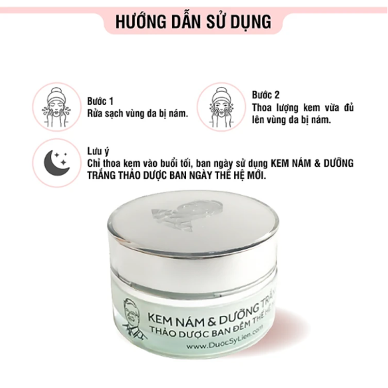 Kem Dược Sỹ Liên 12g Nám & Dưỡng Trắng Đêm