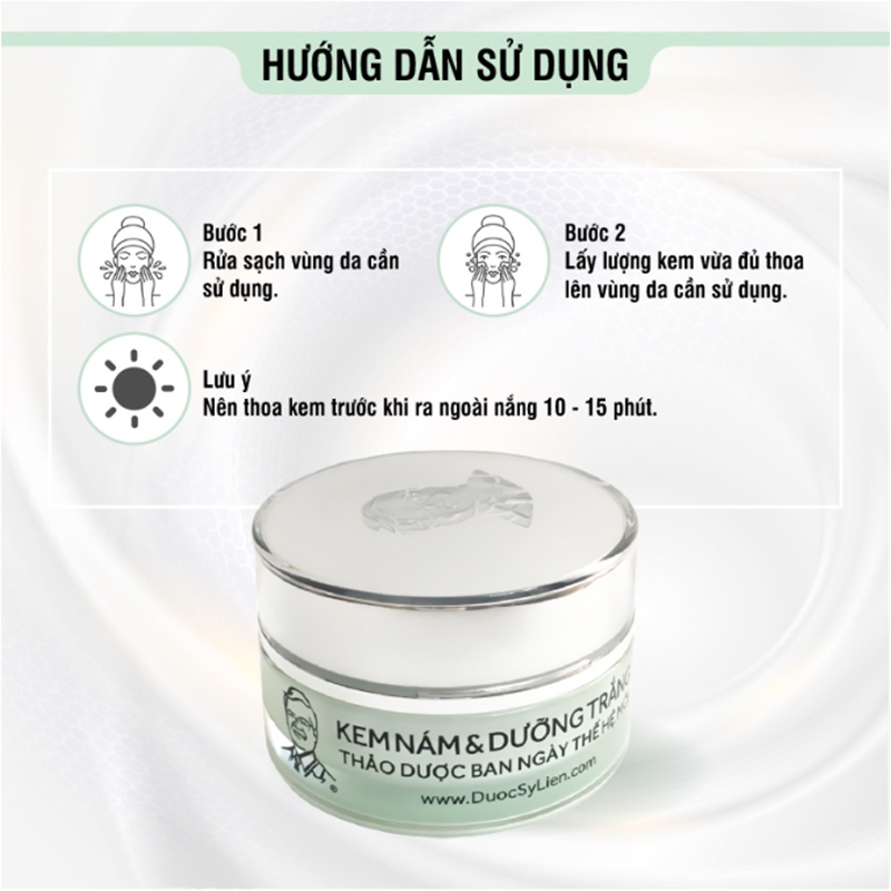 Kem Dược Sỹ Liên 12g Nám & Dưỡng Trắng Ngày