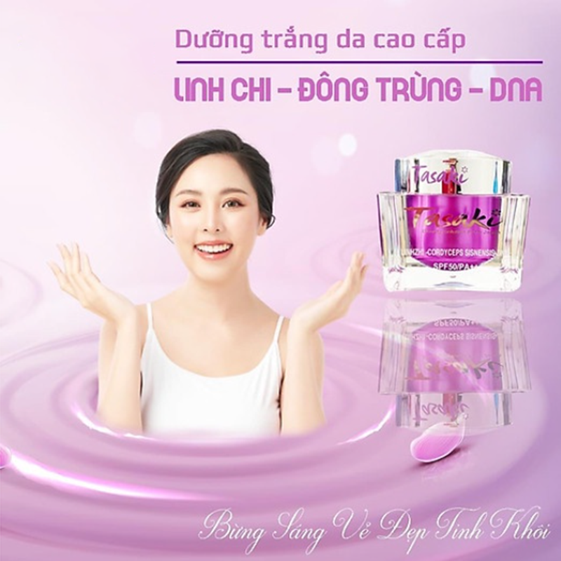 Kem Dưỡng Tasaki 25g Linh Chi - Đông Trùng Hạ Thảo - Dna