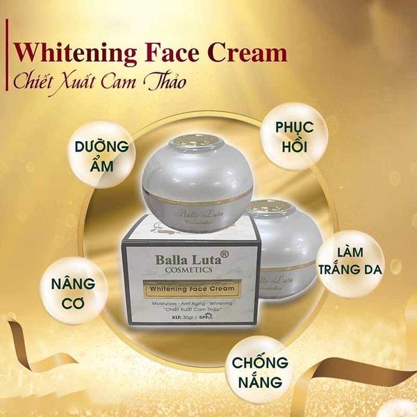 Kem Face Nâng Cơ Balla Luta 30gr Chiết Xuất Cam Thảo