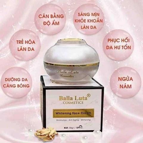 Kem Face Nâng Cơ Balla Luta 30gr Chiết Xuất Cam Thảo