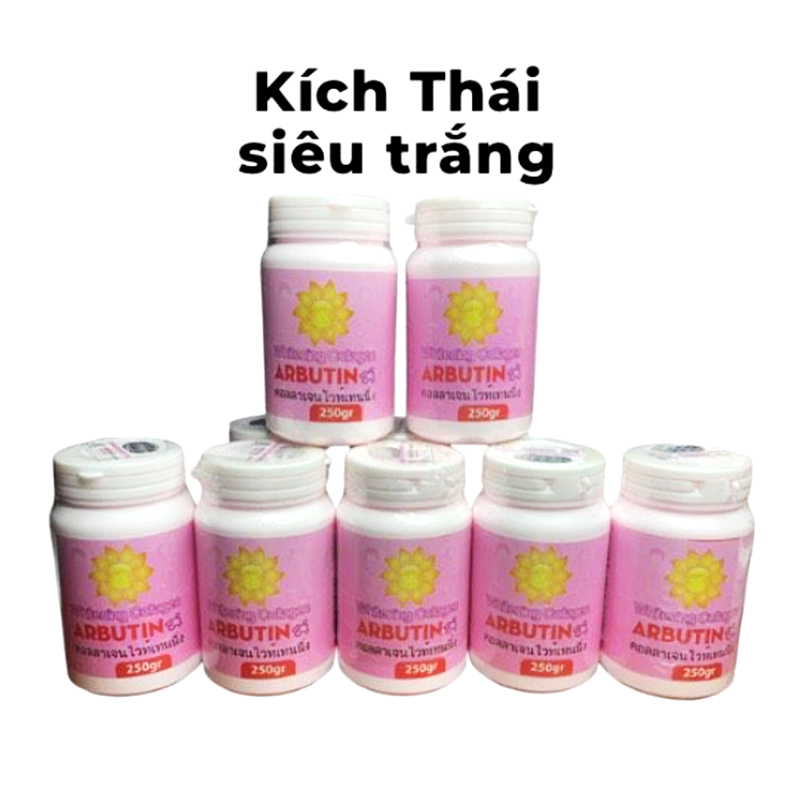 Kem Kích Trắng Body Arbutin Whitening Collagen 250g Thái Lan