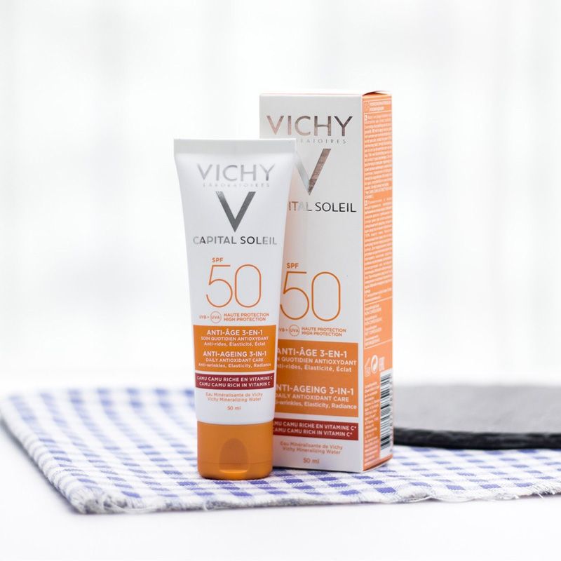 [Chính Hãng] Kem Chống Nắng Vichy 50ml Anti-ageing Spf50 Cty