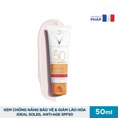 [Chính Hãng] Kem Chống Nắng Vichy 50ml Anti-ageing Spf50 Cty