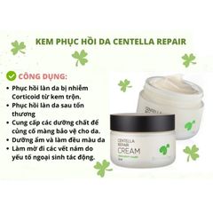 Kem Dưỡng Chiết Xuất Rau Má GoodnDoc Centella Repair Cream 50ml Hàn Quốc