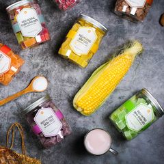 Kẹo Hương Nha Đam Dẻo, 350g, Hũ, Mẫu Nắp Nhôm, L'angfarm