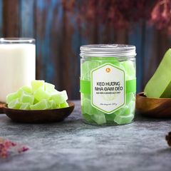 Kẹo Hương Nha Đam Dẻo, 350g, Hũ, Mẫu Nắp Nhôm, L'angfarm