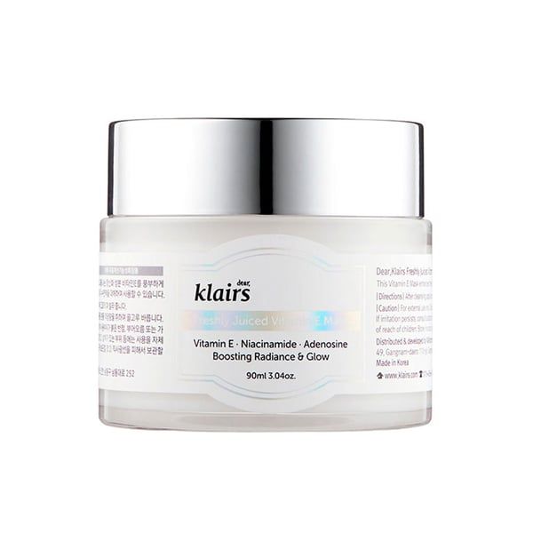 Mặt Nạ Ngủ Dưỡng Da 2 Trong 1 Klairs 90ml Freshly Juiced Vitamin E Mask