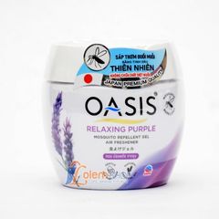 Sáp Thơm Đuổi Muỗi Oasis 180g, Thơm phòng hương thơm thư giãn giảm căng thẳng