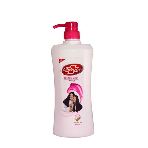 Dầu gội LifeBuoy tóc mềm mượt tinh chất sữa & lô hội 640g