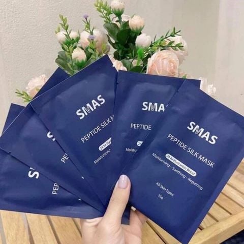 Mặt Nạ Smas Peptide Silk Mask 25g Dưỡng Và Phục Hồi Da