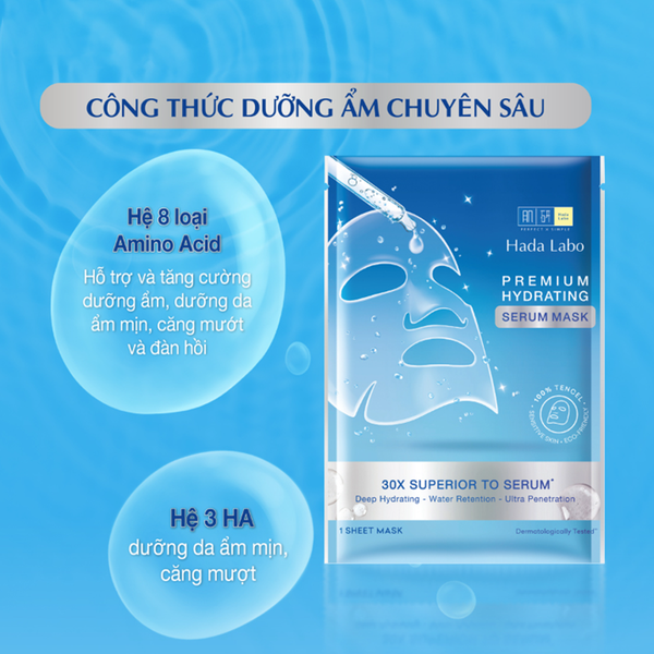 Mặt Nạ Hada Labo 23g Dưỡng Ẩm Chuyên Sâu