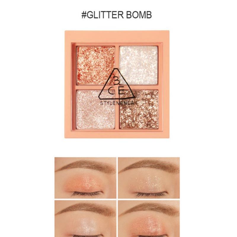 Màu Mắt 3ce 4 Ô #glitter Bomb