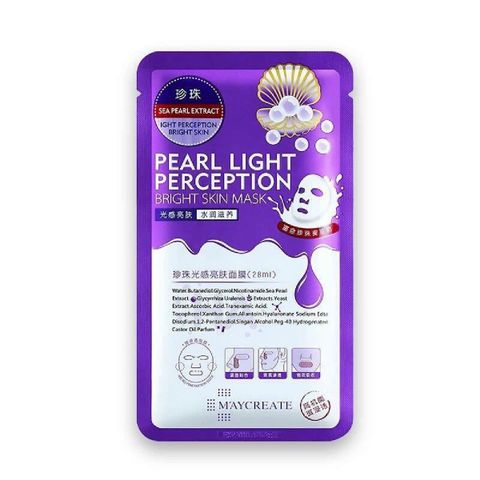 Mặt nạ sáng da MayCreate Pearl Light Perception Bright Skin Mask 28ml