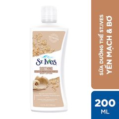 Sữa dưỡng thể lúa mạch và bơ St.Ives Soothing Oatmeal & Shea Butter Lotion