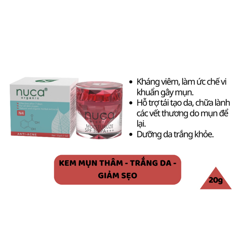 Kem Face Nuca 12g Trị Mụn Giảm Sẹo