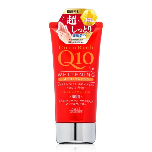 Kem dưỡng da tay KOSE COSMEPORT Coen Rich Q10 Whitening Medicated Deep Moisture Hand & Finger Cream 80g