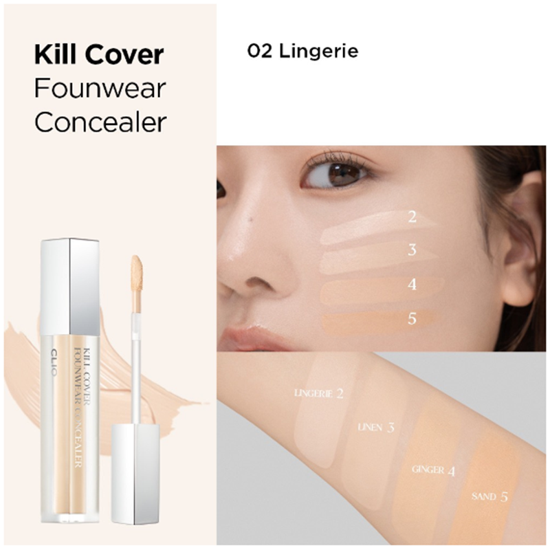 Che Khuyết Điểm Clio Kill Cover Founwear Concealer 6g