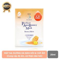 Mặt Nạ Dưỡng Da Đàn Hồi Và Cấp Ẩm Senka Perfect Aqua Bouncy Mask – Bouncy Moist 25ml